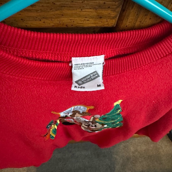 Warner Bros. Vintage Holiday Fleece Sweatshirt - Picture 2 of 3